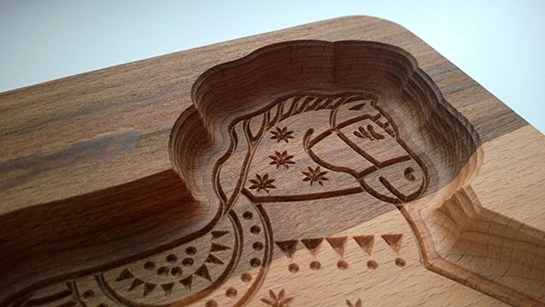 пряничная доска, форма для пряников деревянная, buken лошадка