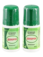 Долорон лосьон для тела во флаконе с роликом, набор 2 шт. х 50 мл