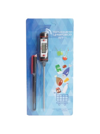 Термометр кулинарный с металлическим щупом WT-1 Стеклоприбор