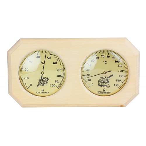 Термогигрометр для сауны Стеклоприбор ТГС-2
