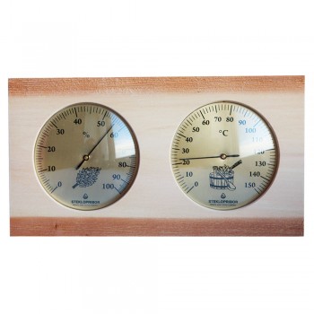 Термогигрометр для сауны Стеклоприбор ТГС-4 (термометр от 0 до +150°C, гигрометр от 0 до 100%)