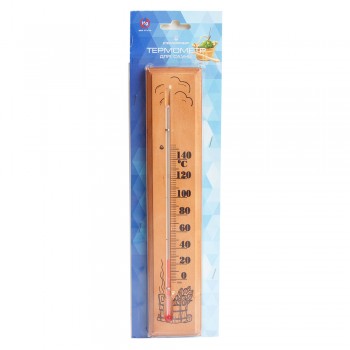 Термометр из дерева для сауны Стеклоприбор ТС исп.2