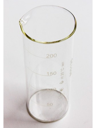 Мерный стакан градуированный с носиком 200мл Стеклоприбор