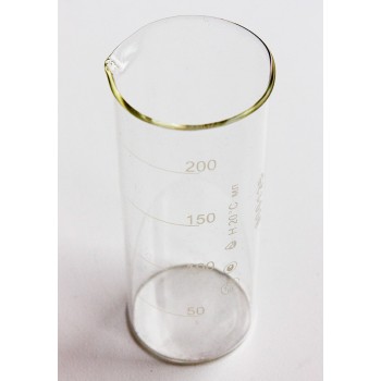 Мерный стакан градуированный с носиком 200мл Стеклоприбор