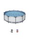 Бассейн Bestway 56260 каркасный, 366х100 см, 9150 л, фильтр-насос 2006 л/ч