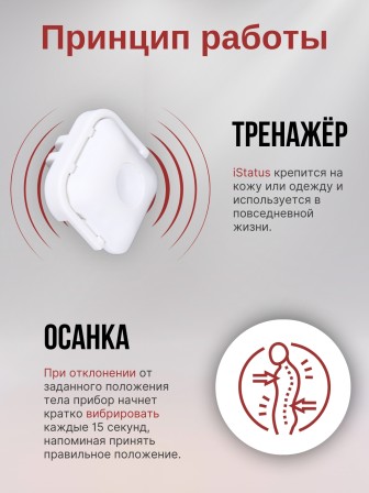 Электронный тренажер осанки iStatus
