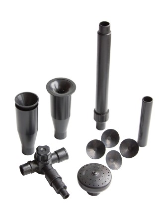 Насос для фонтана LEO XKF-35P, насадки 5 шт.