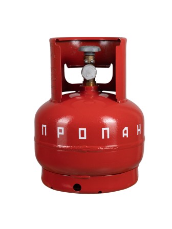 Газовый баллон 5 литров с вентилем ВБ-2, Беларусь