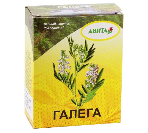 Галега (Козлятник) "Авита" 50 г при сахарном диабете, нарушениях обмена веществ