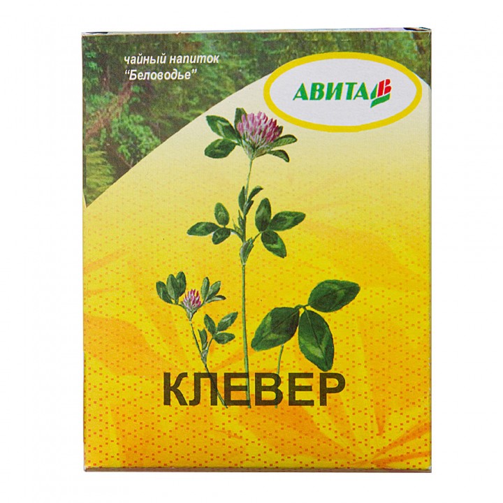 Клевер "Авита" 50 г мочегонное, бактерицидное, желчегонное средство