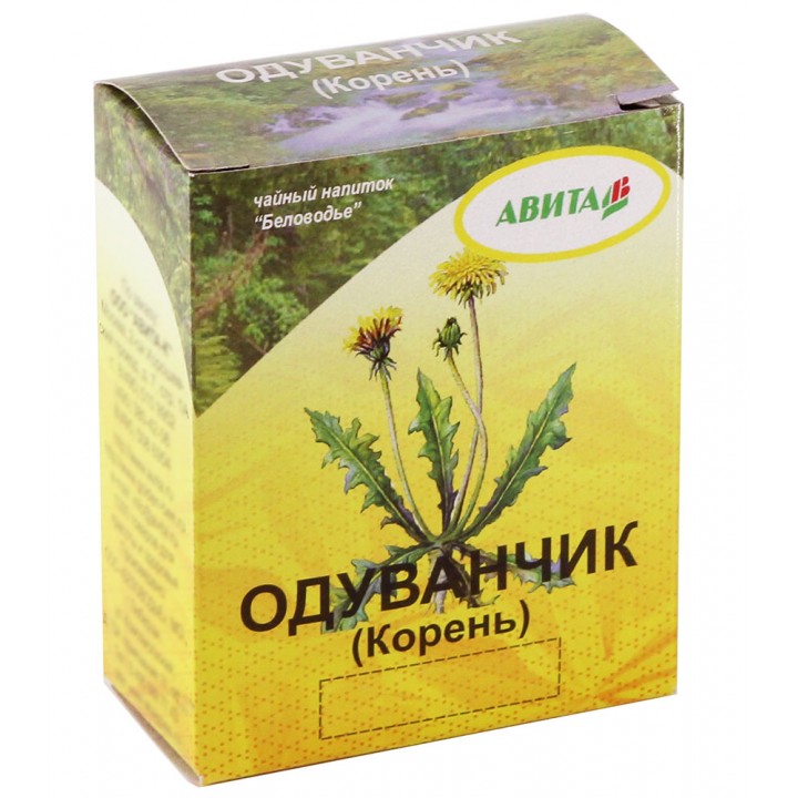 Одуванчик корень "Авита" 50 г при желчнокаменной болезни, гастритах, как успокоительное
