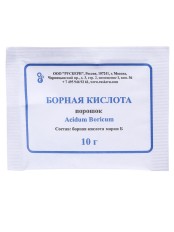 Борная кислота порошок, дезинфицирующее средство 10 г пакет