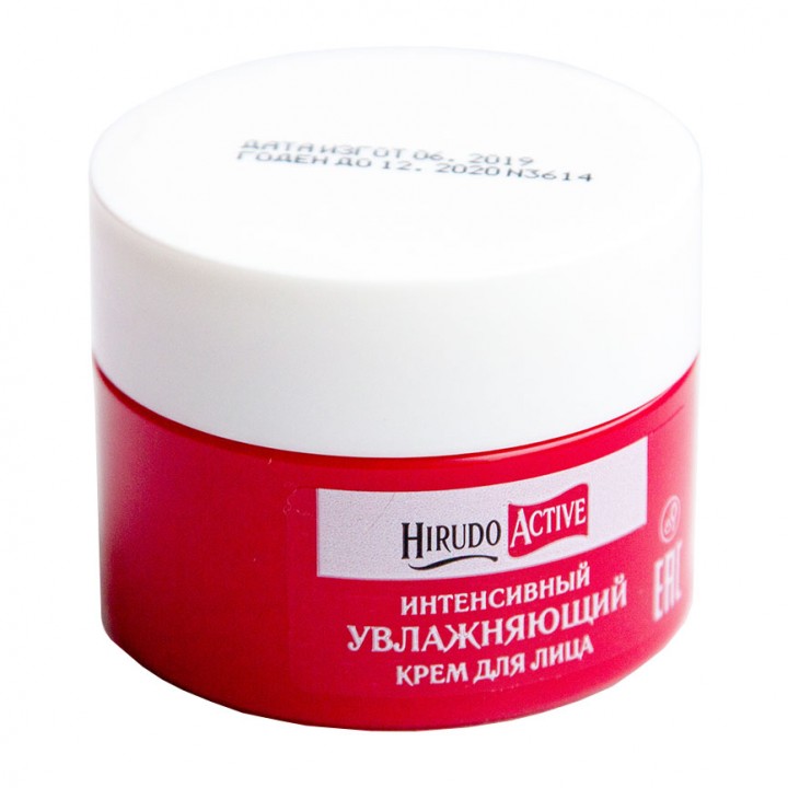Крем для лица Hirudo Active интенсивный увлажняющий, банка 50 мл