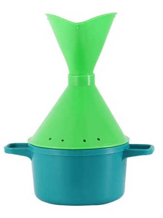 Ингалятор паровой для ингаляций Альдомед бирюзово-салатовый