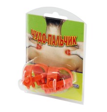 Массажер ЧУДО-ПАЛЬЧИК оранжевый (2 шт в упаковке)