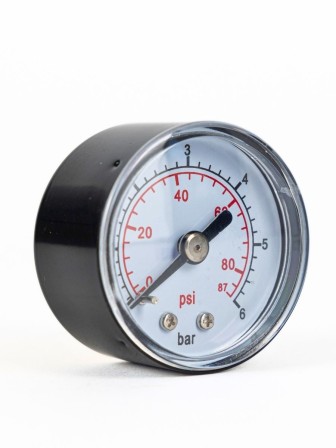 Манометр торцевой (аксиальный) Vodotok KF-308, 40мм x 1/4"