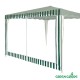 Стенка с москитной сеткой для садового тента Green Glade 1,95х2,95 м 4130 зеленая