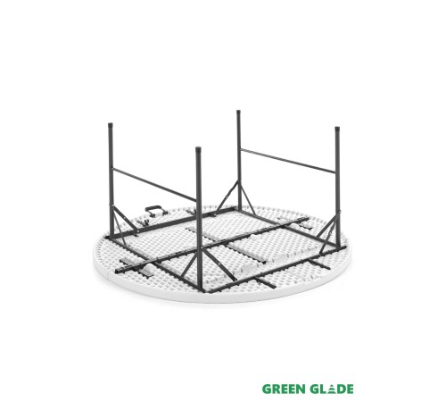 Стол складной Green Glade F160, чемодан, круглый, 160 х 160 х 74 см