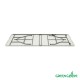 Стол складной Green Glade F240, чемодан, 246 х 76 х 74 см