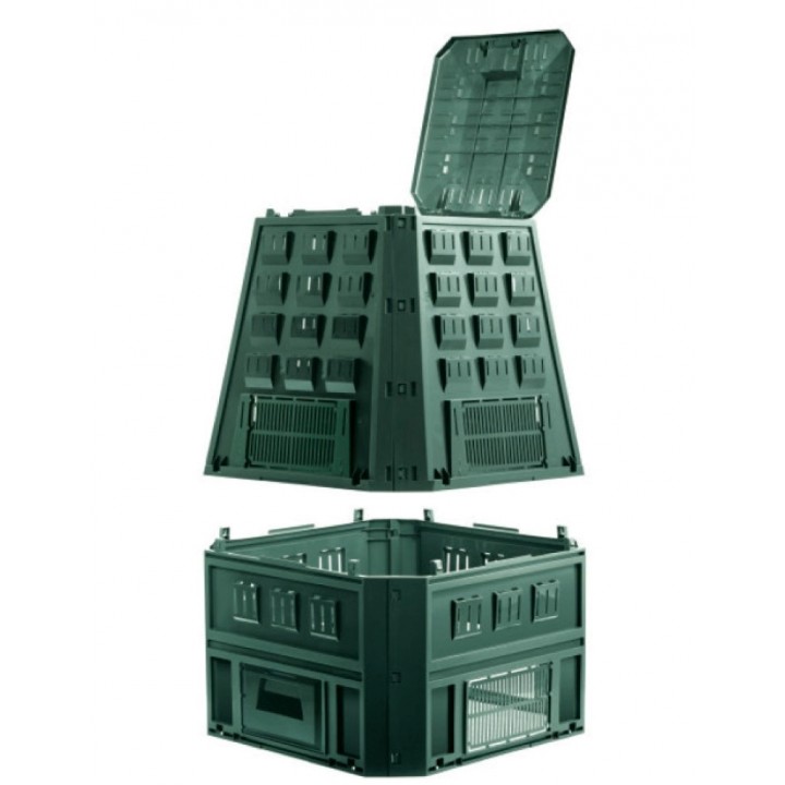 Ящик для компоста (компостер садовый) 630л Prosperplast Evogreen IKEV630Z-G851 зеленый