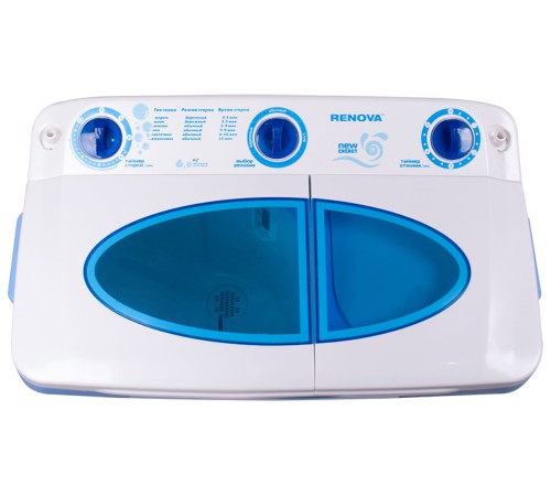 Стиральная машина RENOVA WS-60PT/РЕТ загрузка 6 кг/центрифуга/2режима/таймер