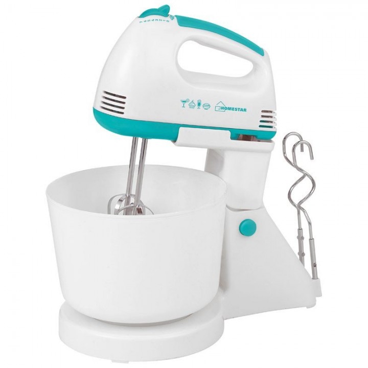 Миксер HOMESTAR HS-2006 150 Вт, 7 скоростей, чаша 1,0 л