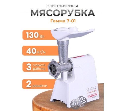 Электрическая мясорубка "Гамма-7-01" комплект 4, ЛЕПСЕ