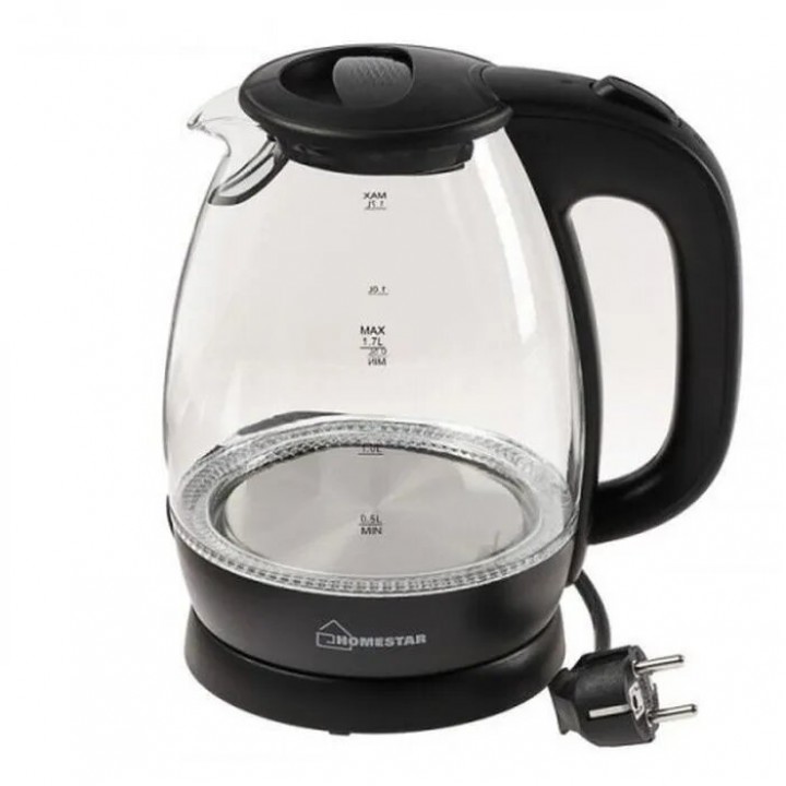 Чайник HOMESTAR HS-1012 1,7 л, черный
