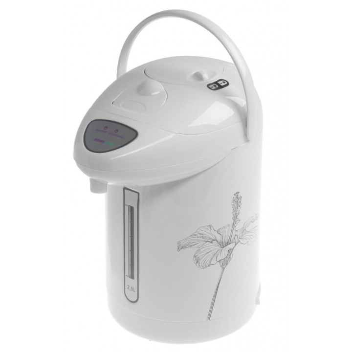 Термопот HOMESTAR HS-5001 серые цветы 2,5 л, 0,75 кВт