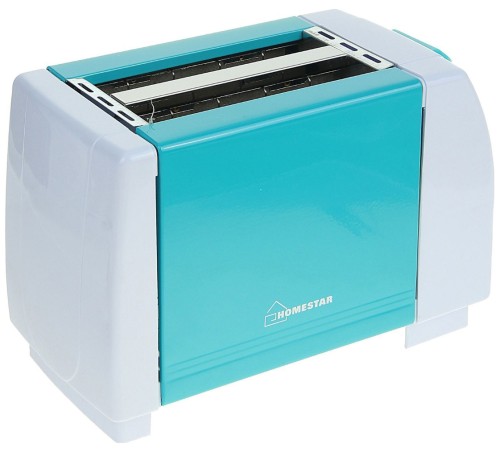 Тостер HOMESTAR HS-2002 бирюзовый, 750 Вт