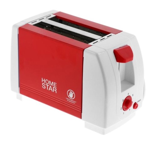 Тостер HOMESTAR HS-2002 коралловый, 750 Вт