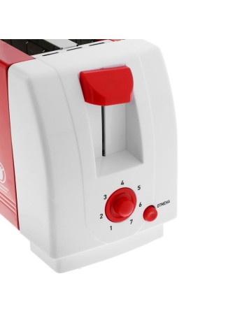Тостер HOMESTAR HS-2002 коралловый, 750 Вт