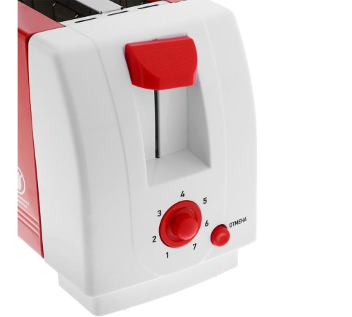 Тостер HOMESTAR HS-2002 коралловый, 750 Вт