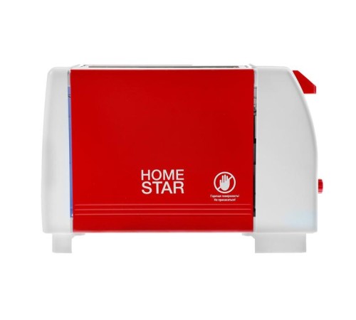 Тостер HOMESTAR HS-2002 коралловый, 750 Вт