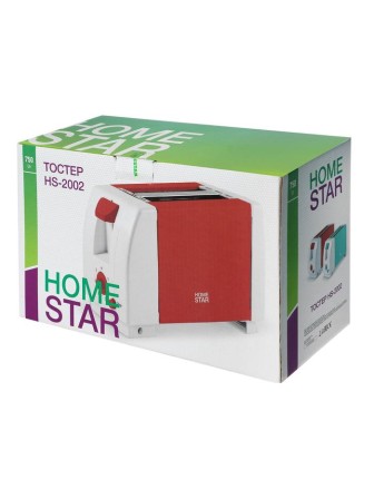 Тостер HOMESTAR HS-2002 коралловый, 750 Вт