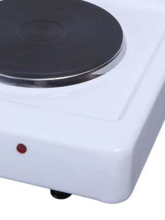 Плитка электрическая Мечта-211Ч 2 конфорки белая (2 закрытых ТЭНа, чугун) 2 кВт, Златоуст