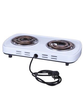 Плитка электрическая Мечта-212Т, 2 конфорки, 2,0 кВт белая, Златоуст