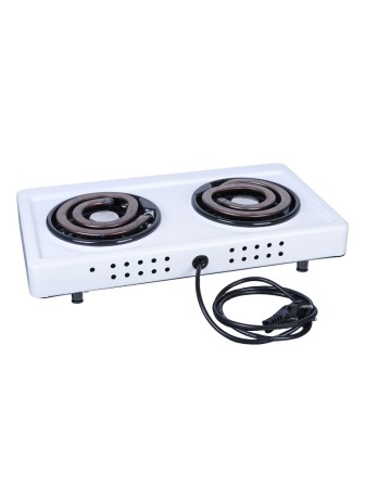 Плитка электрическая Злата-214Т ЭПТ 2 конфорки белая 2 кВт Златоуст