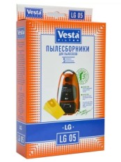 Комплект пылесборников VESTA LG05 LG 5 шт. бумажные