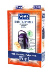 Комплект пылесборников VESTA EX01 ELECTROLUX бумажные