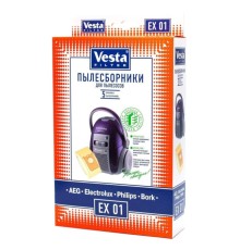 Комплект пылесборников VESTA EX01 ELECTROLUX бумажные