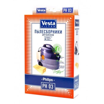 Комплект пылесборников VESTA PH03 PHILIPS 5 шт. бумажные