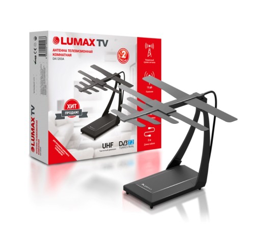 Антенна комнатная LUMAX DA-1203А