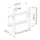 Кронштейн для ТВ TRONE LPS 31-50 черный