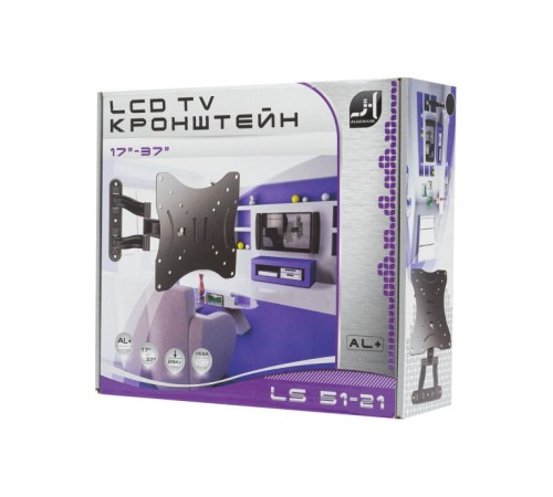 Кронштейн TRONE LS 51-21 LCD 17"-37" наклон/поворот