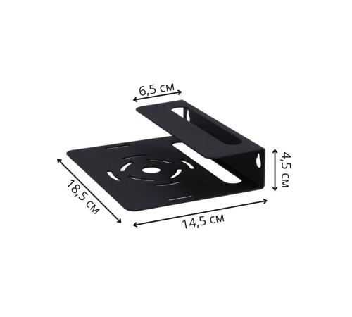 Кронштейн TRONE DIGITAL черный для цифровых ресиверов
