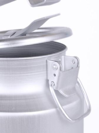 Бидон для пищевых продуктов алюминиевый Демидовский завод МТ-002 10 л, прижимная крышка 