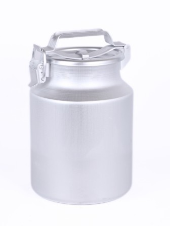 Бидон для пищевых продуктов алюминиевый Демидовский завод МТ-002 10 л, прижимная крышка 