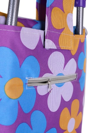 Тележка-сумка А204 Васильки Рыжий Кот 30 кг