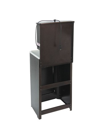 Умывальник дачный Акватекс с подогревом воды (ЭВН), тумба цвета медь, пластиковая мойка